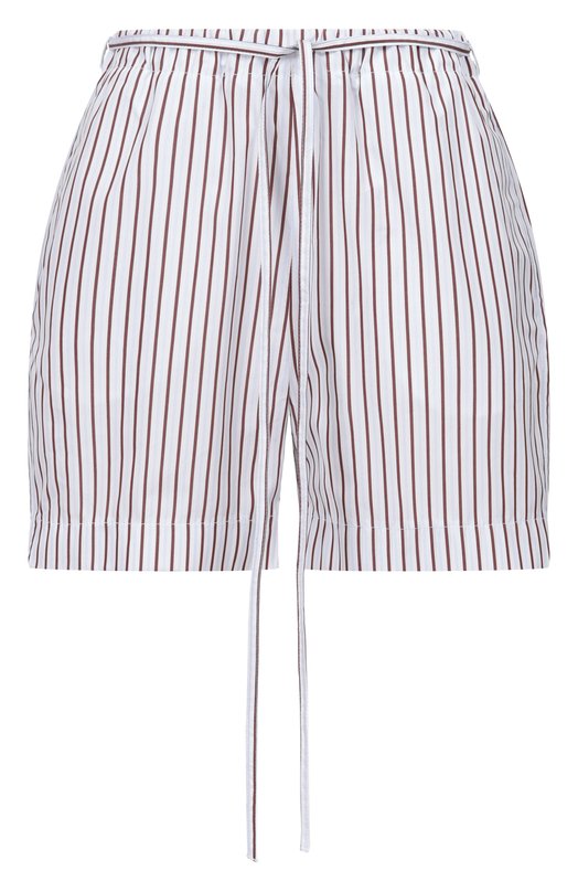 Хлопковые шорты Loulou de Saison L0RY Белый L0RY