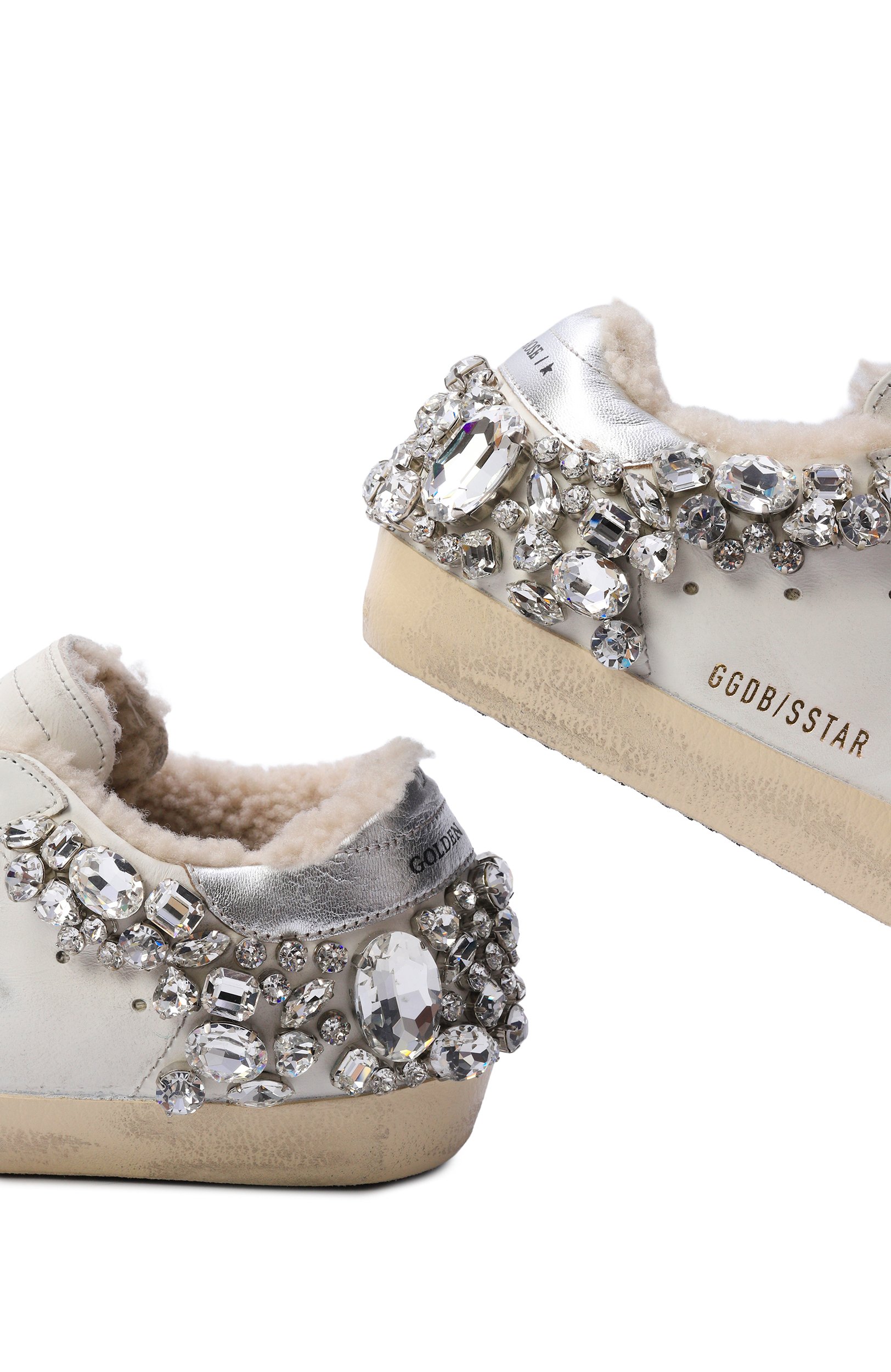 Кожаные кеды super-star GOLDEN GOOSE DELUXE BRAND, арт. GWF00174.F003355, фото 7