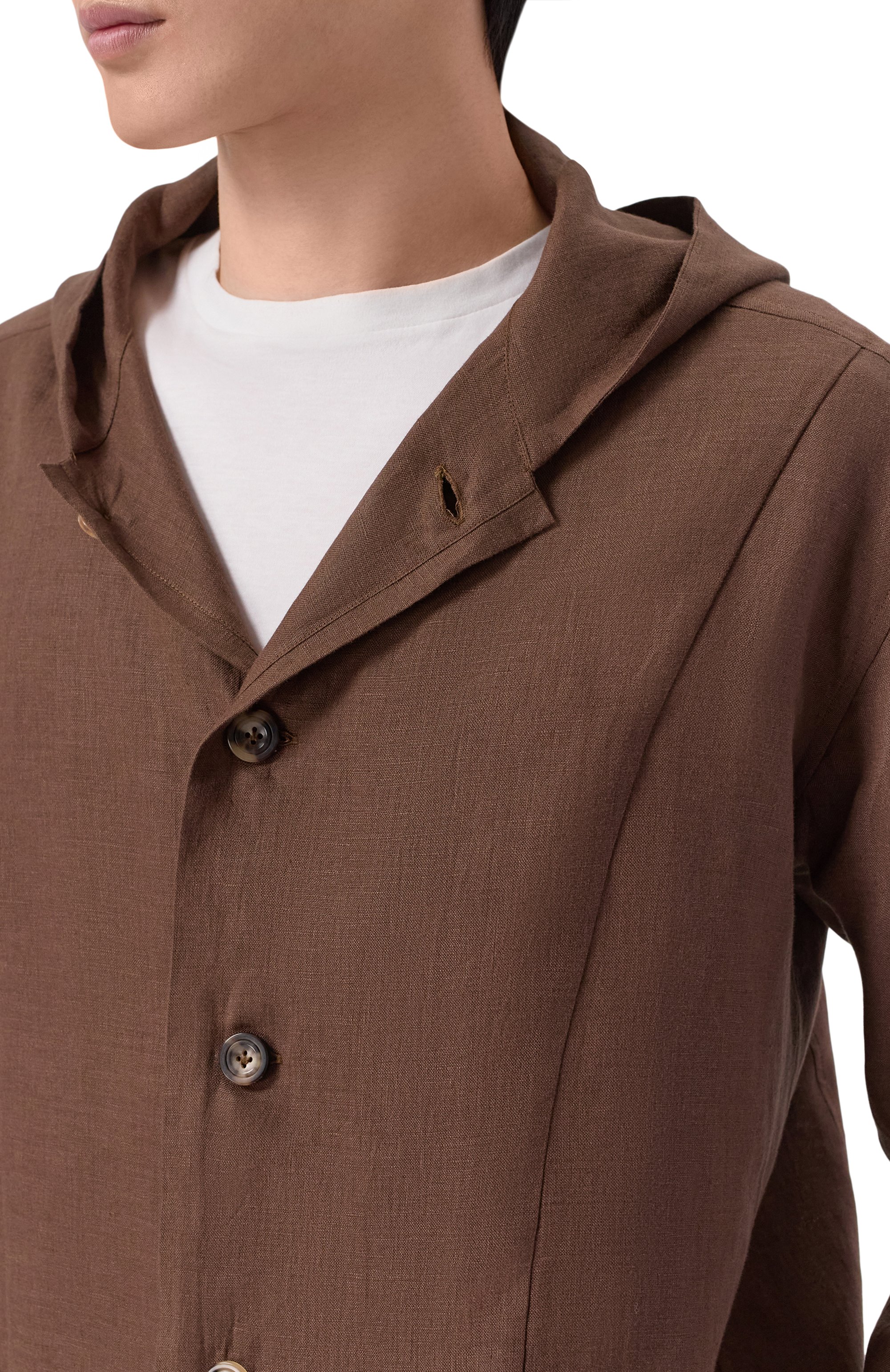 Льняная рубашка KITON, арт. UMCLUCAH09690, фото 5