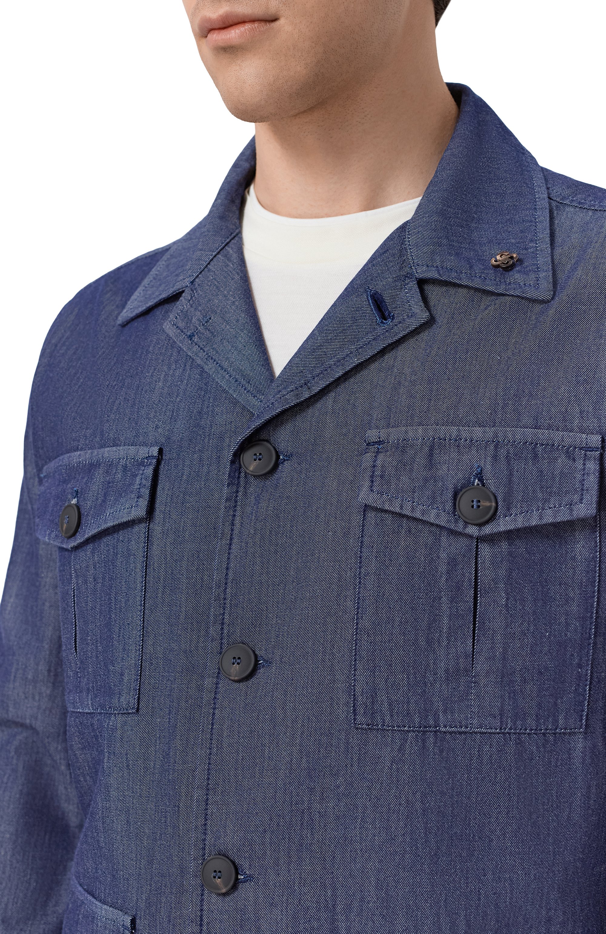 Хлопковая куртка-рубашка GRAN SASSO, арт. 78110/56100, фото 5