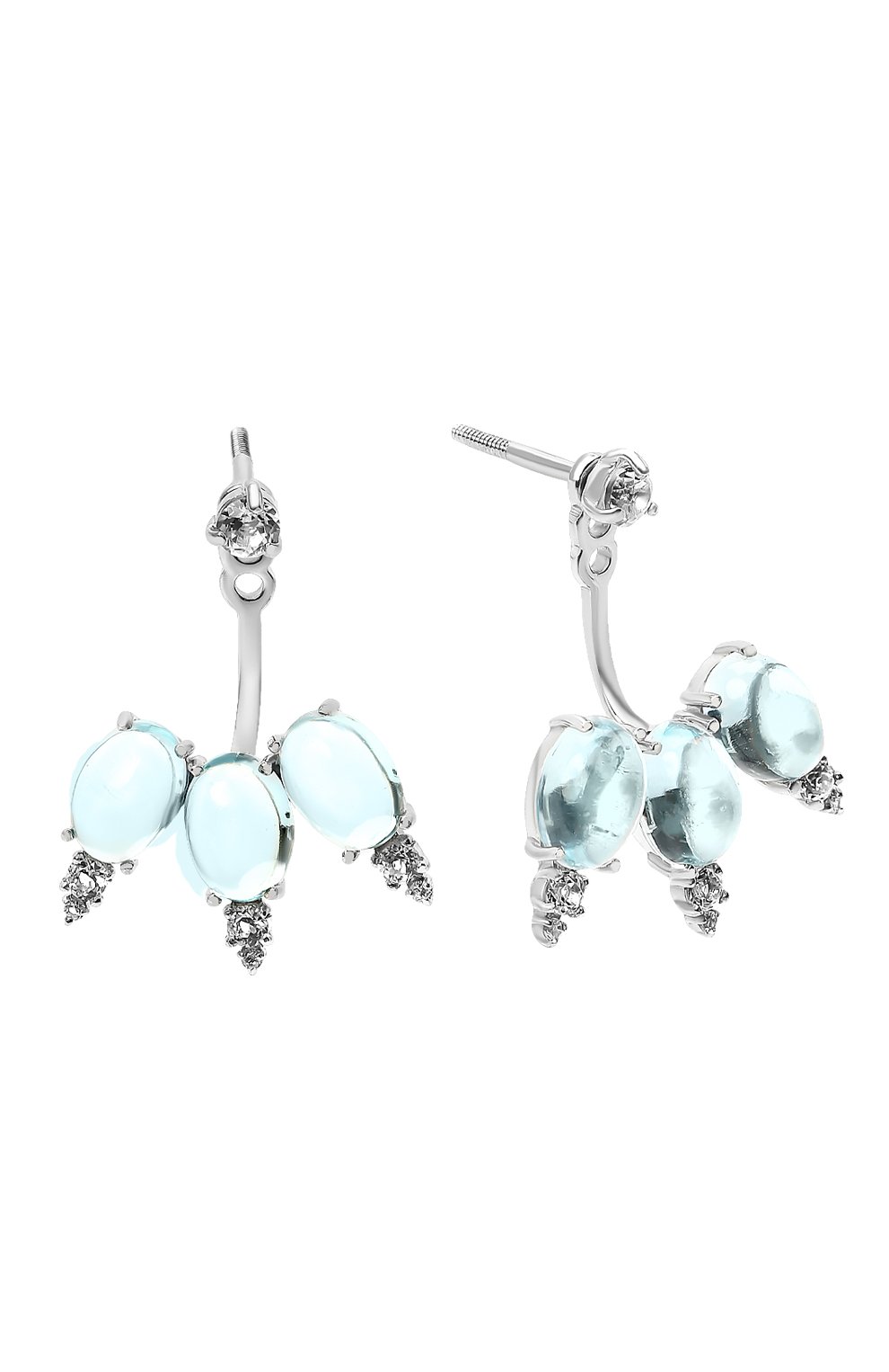 Серьги с голубым топазом MOONKA светло-голубого цвета по цене 19300 руб., арт. ai-erj-tpz, фото 1 Серьги с голубым топазом MOONKA, арт. ai-erj-tpz, фото 1