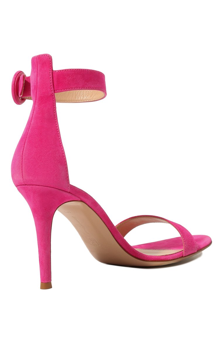 Замшевые босоножки portofino 85 GIANVITO ROSSI, арт. G60953.85RIC.CAMFUXI, фото 1