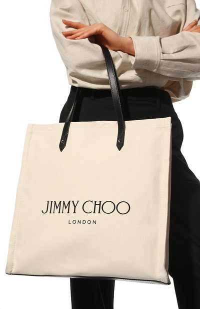 Сумка-тоут logo JIMMY CHOO, арт. LOGOTOTEFFQ, фото 2