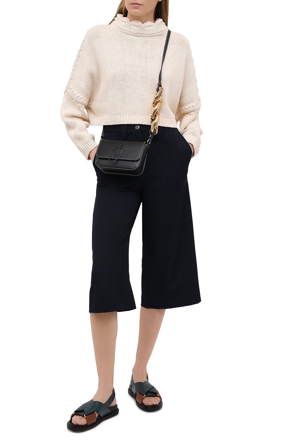 Шерстяные кюлоты JW ANDERSON, арт. TR0120 PG0011, фото 2