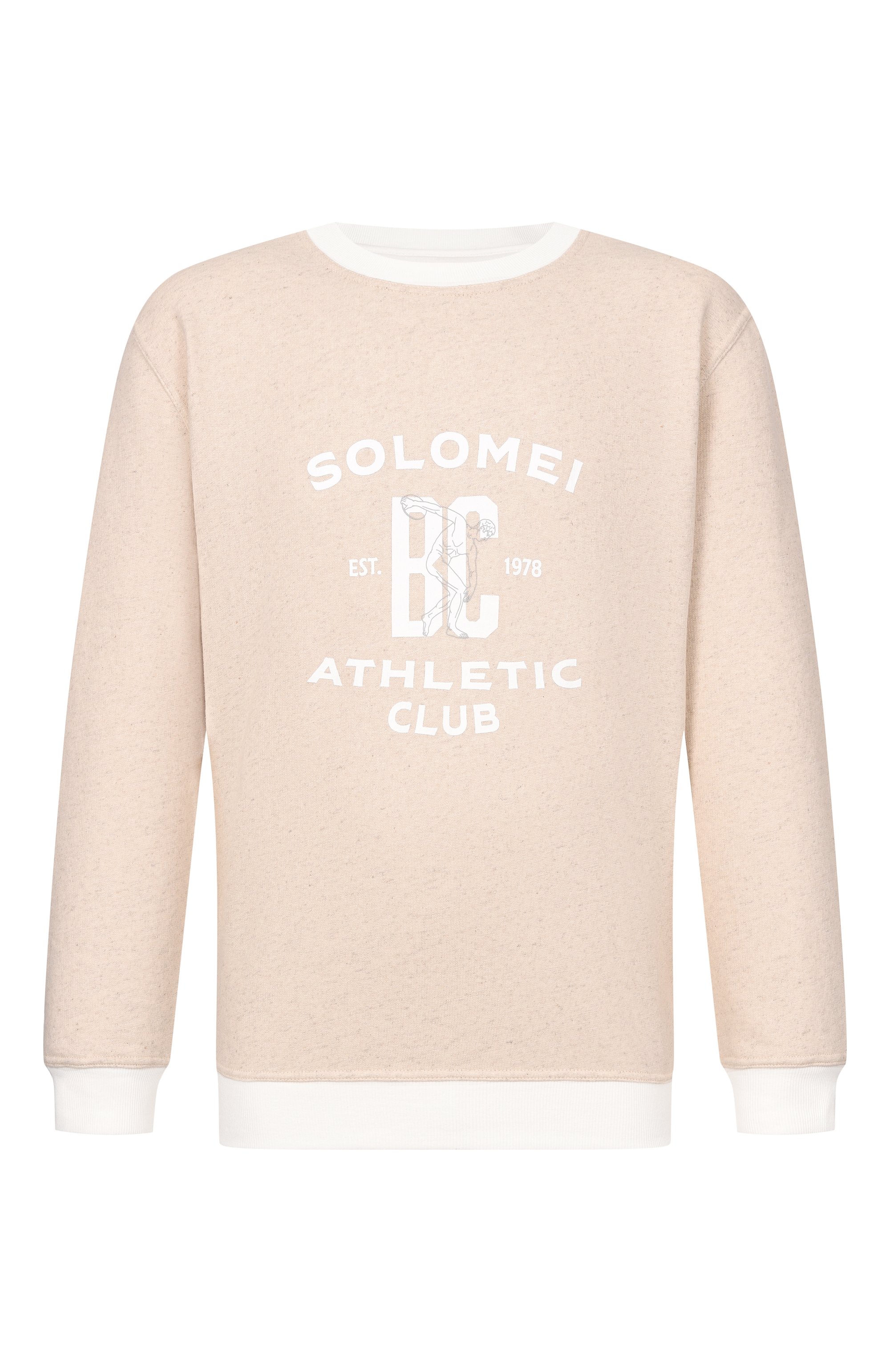 Свитшот из хлопка и льна BRUNELLO CUCINELLI, арт. MR8313380G, фото 1