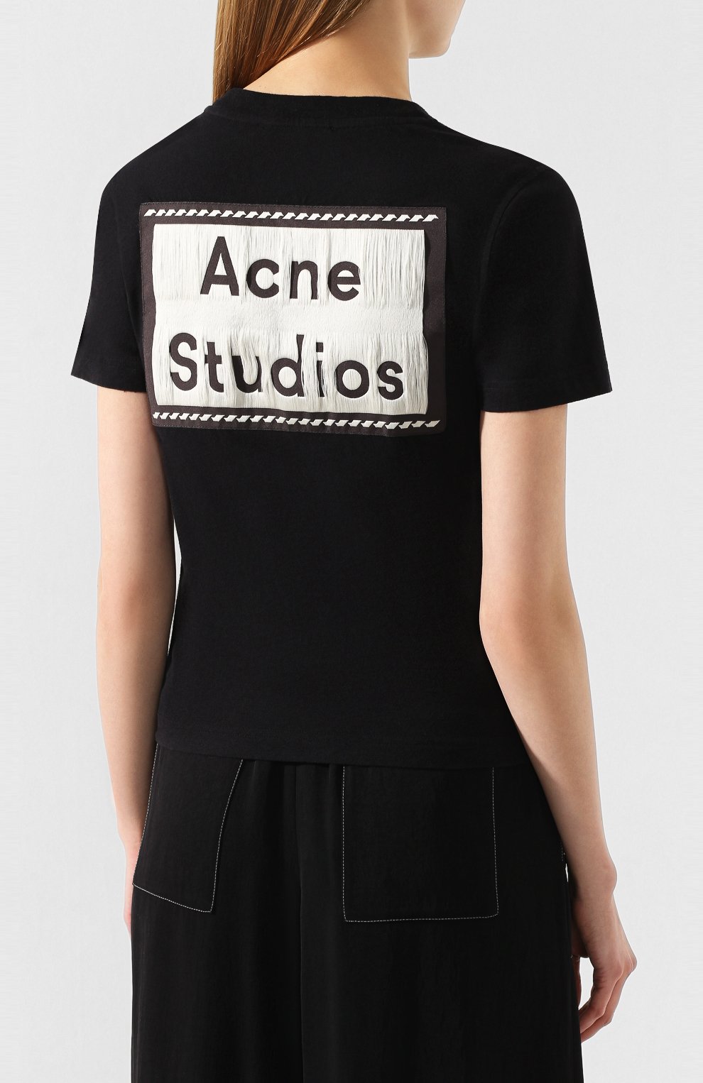 Хлопковая футболка ACNE STUDIOS, арт. AL0111/W, фото 4