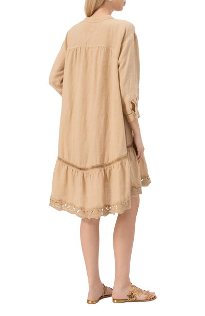 Льняное платье 120% LINO, арт. 32ALIW4PIH/0000115, фото 4