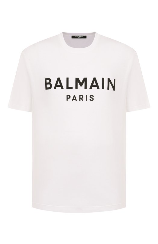 Хлопковая футболка Balmain FH1EG000/BB73 Белый FH1EG000/BB73