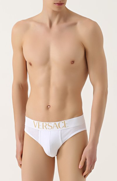 Хлопковые брифы с широкой резинкой VERSACE, арт. AUU04008/AC00058, фото 2