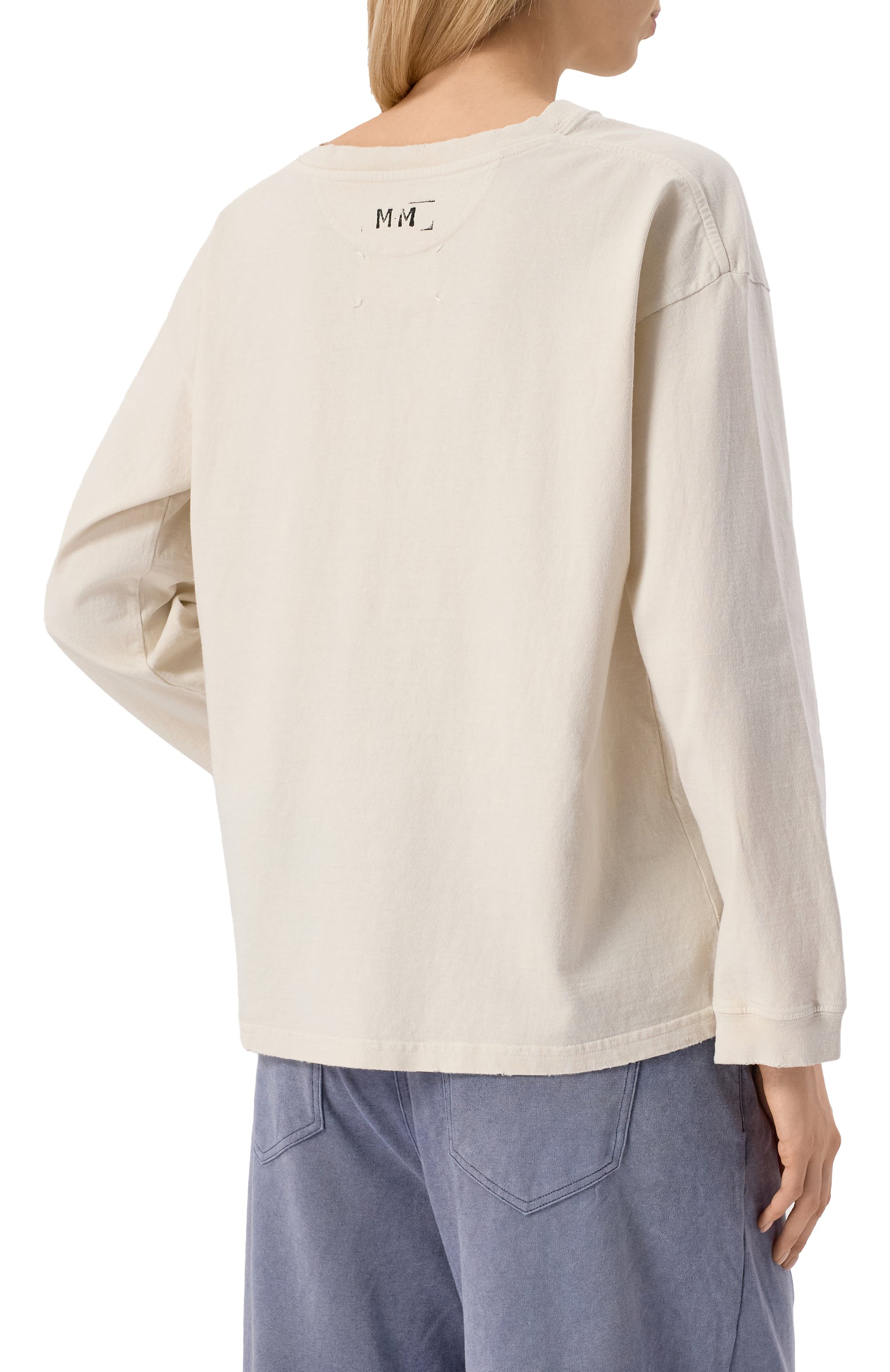 Хлопковый лонгслив MAISON MARGIELA, арт. S51GC0535/S24567, фото 4