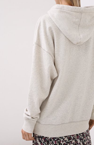 Хлопковое худи ISABEL MARANT ETOILE, арт. SW0031-20A072E/MANSEL, фото 4
