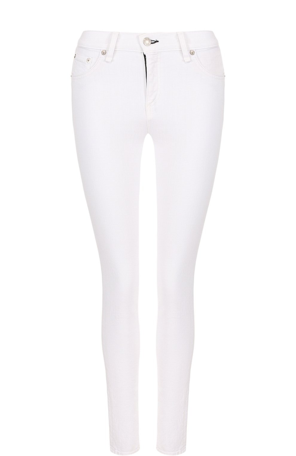 Однотонные джинсы-скинни RAG AND BONE, арт. W1502M595BLA, фото 1