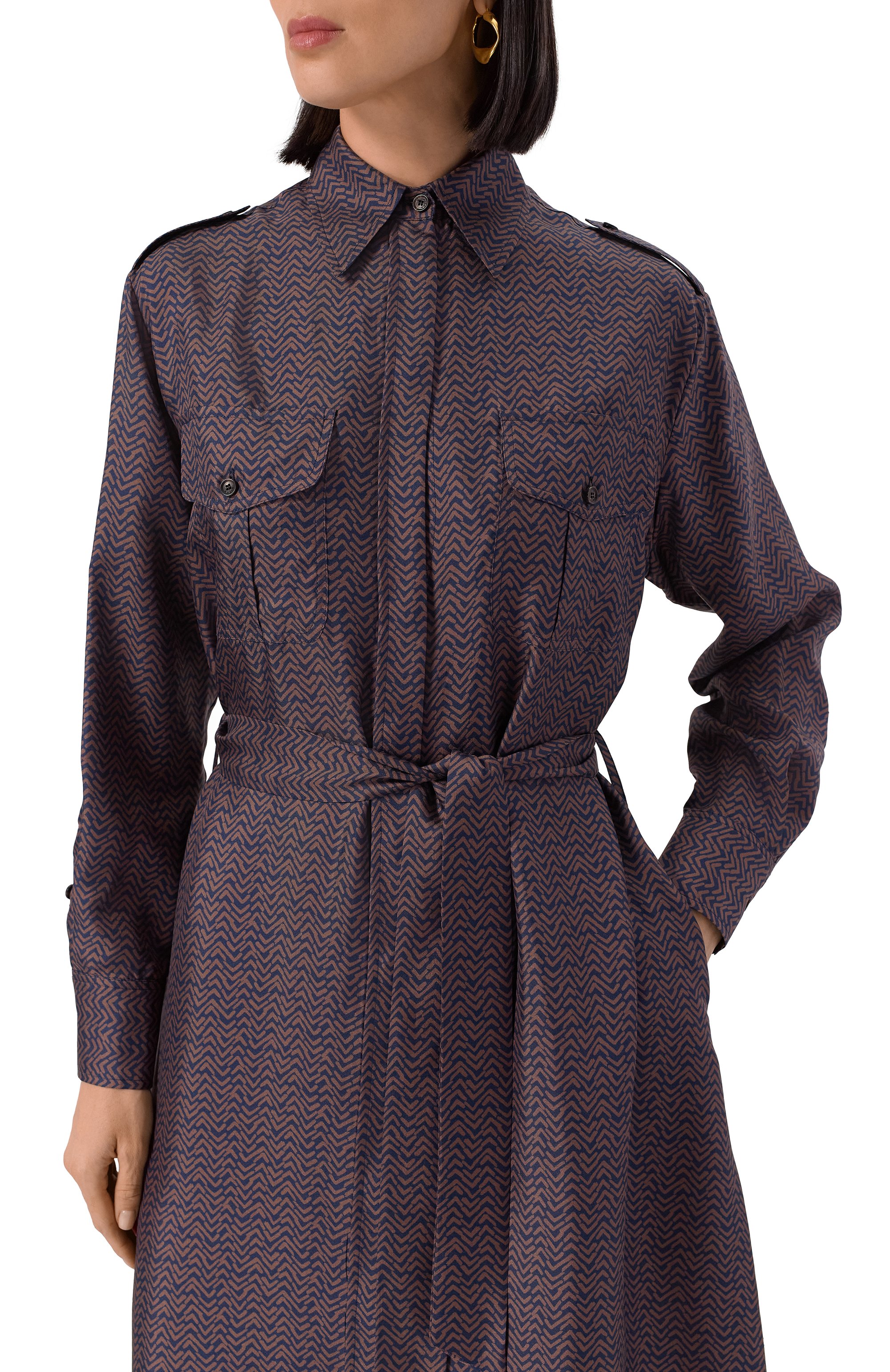 Шелковое платье KITON, арт. D47321K0586G07, фото 5