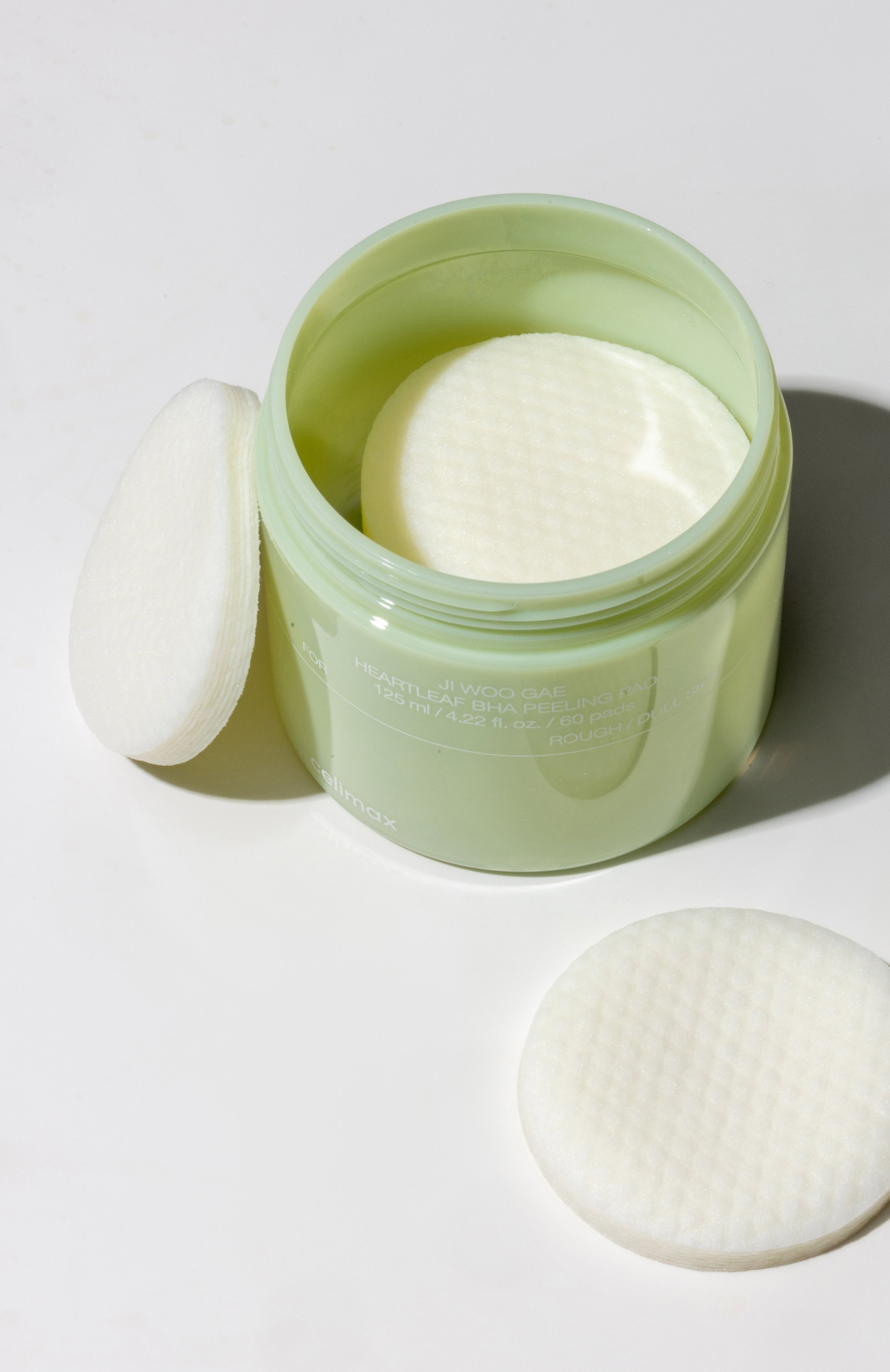 Пэды ji woo gae heartleaf bha peeling pad (60шт.) CELIMAX, арт. 8809463992615, фото 3