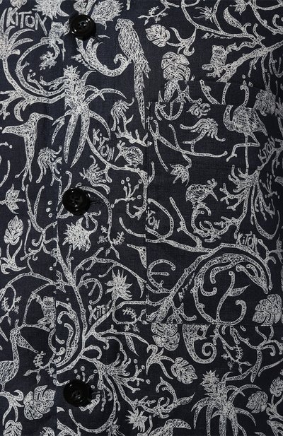 Льняная рубашка KITON, арт. UMC025H08902, фото 5