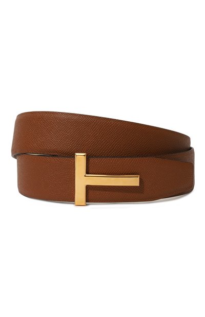 Мужской кожаный ремень TOM FORD, арт. TB178/LCL220G