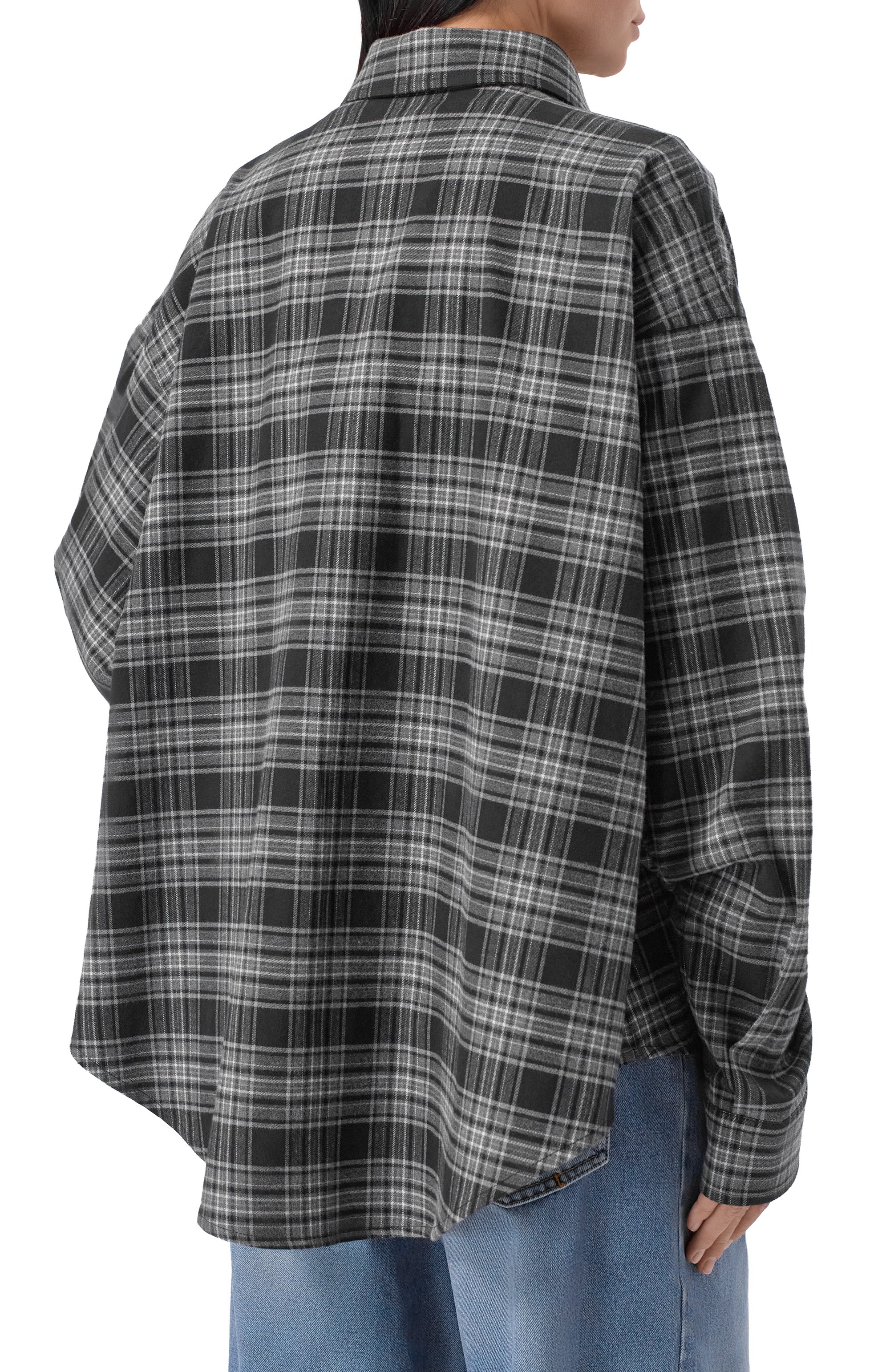 Хлопковая рубашка BALENCIAGA, арт. 852341/TTM02, фото 4