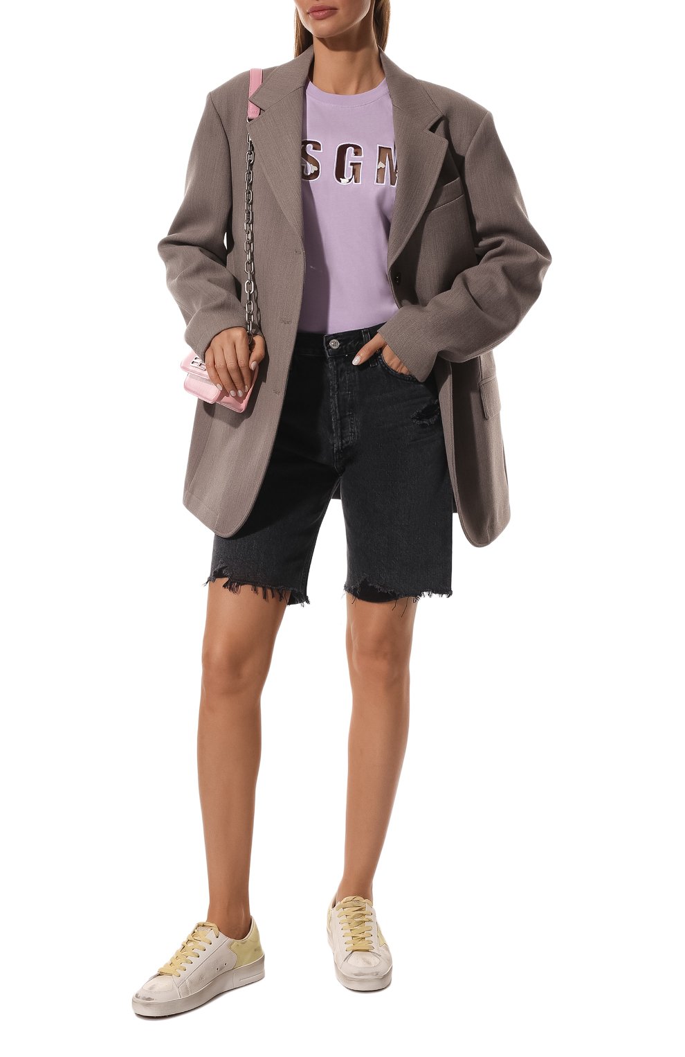 Хлопковая футболка MSGM, арт. 3241MDM99 227298, фото 2
