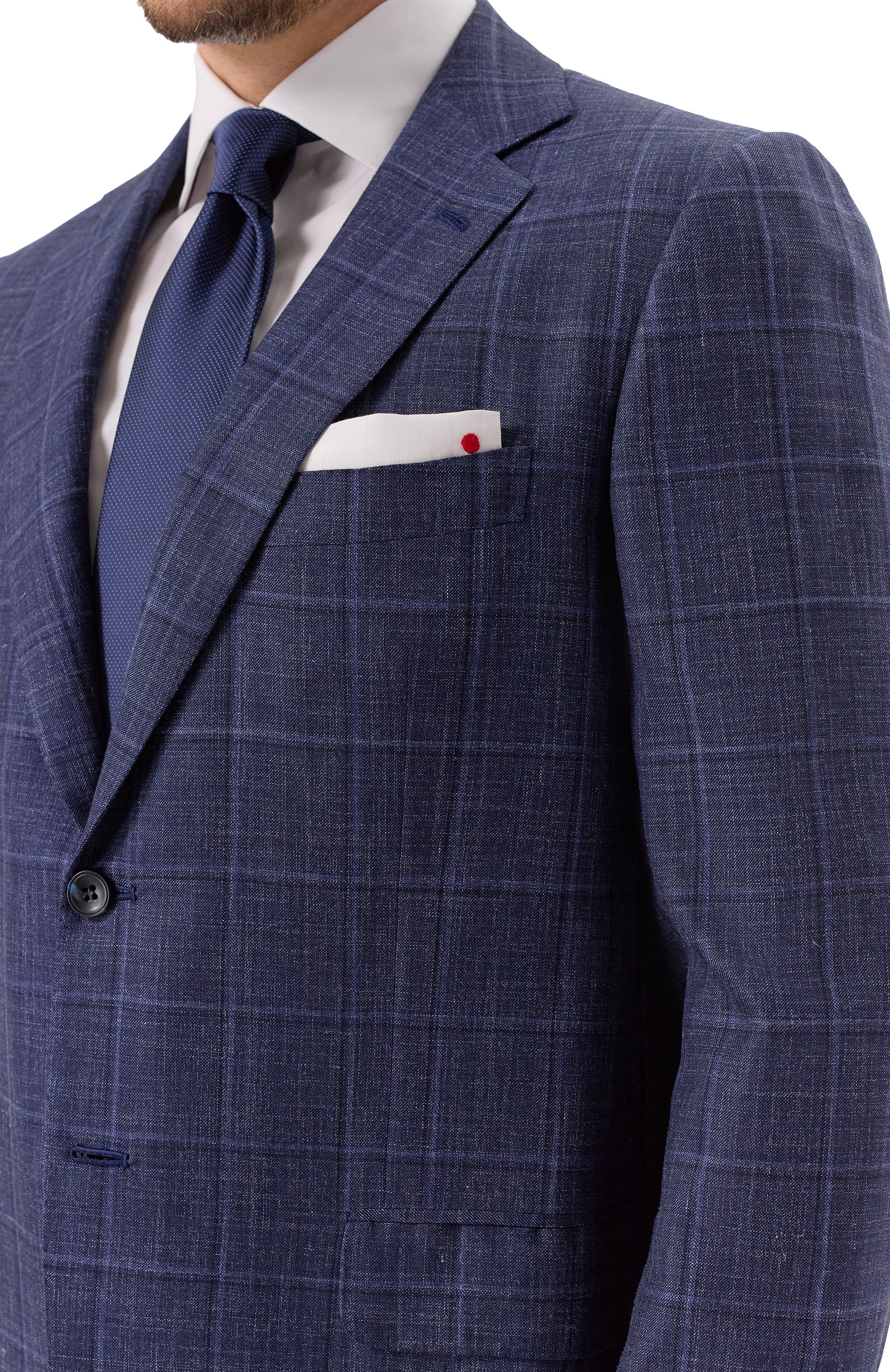 Костюм из смеси кашемира и шелка KITON, арт. UA81K06S05, фото 8