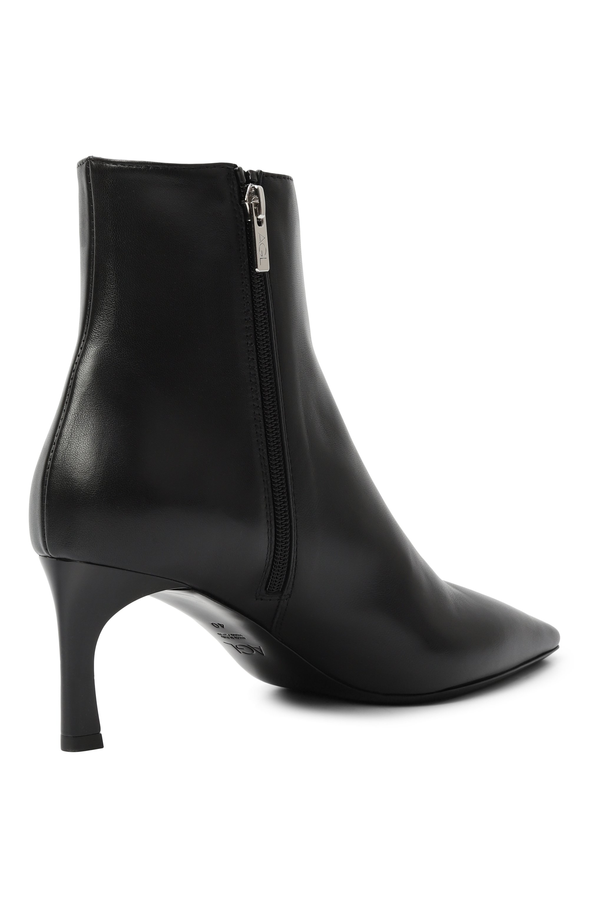 Кожаные ботильоны taylor AGL черного цвета по цене 49950 руб., арт. D277500PC/S0FTY, фото 5 Кожаные ботильоны taylor AGL, арт. D277500PC/S0FTY, фото 5