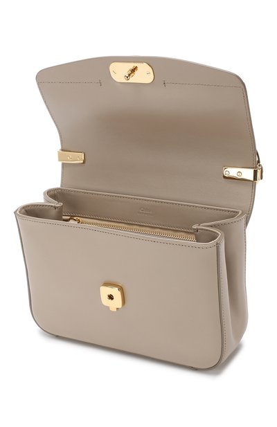 Сумка chloé c small CHLOÉ бежевого цвета по цене 194000 руб., арт. CHC19SS191A37, фото 4 Сумка chloé c small CHLOÉ, арт. CHC19SS191A37, фото 4