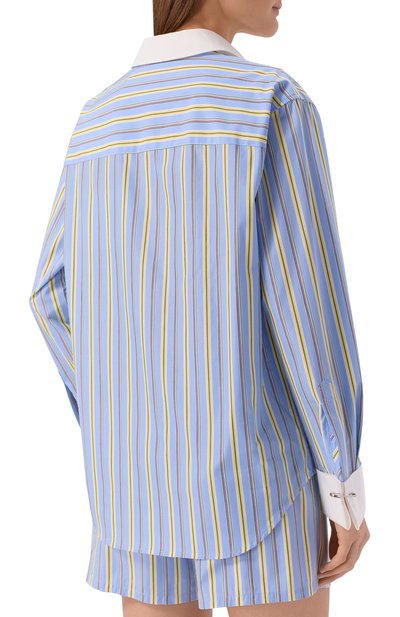 Хлопковая рубашка ZADIG AND VOLTAIRE, арт. WWSH02300, фото 4