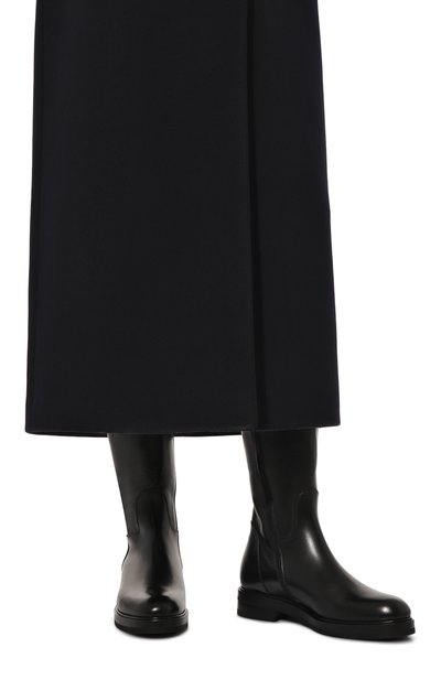 Кожаные сапоги KITON, арт. D56806N0102401, фото 3