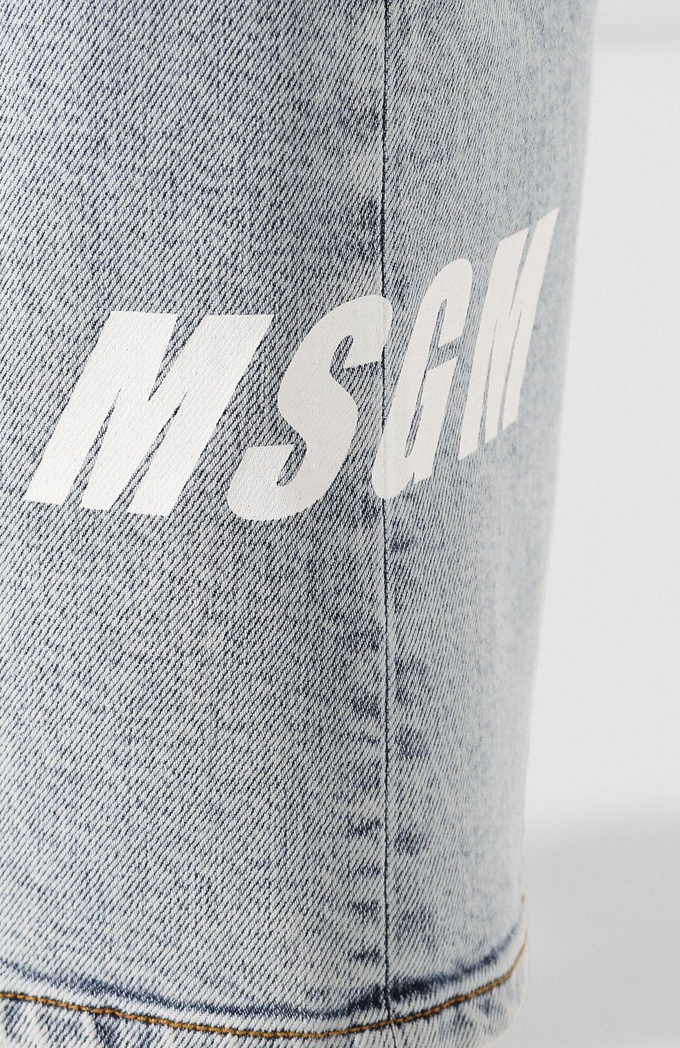 Джинсы MSGM голубого цвета по цене 25550 руб., арт. 2841MDP58LX 207275, фото 5 Джинсы MSGM, арт. 2841MDP58LX 207275, фото 5