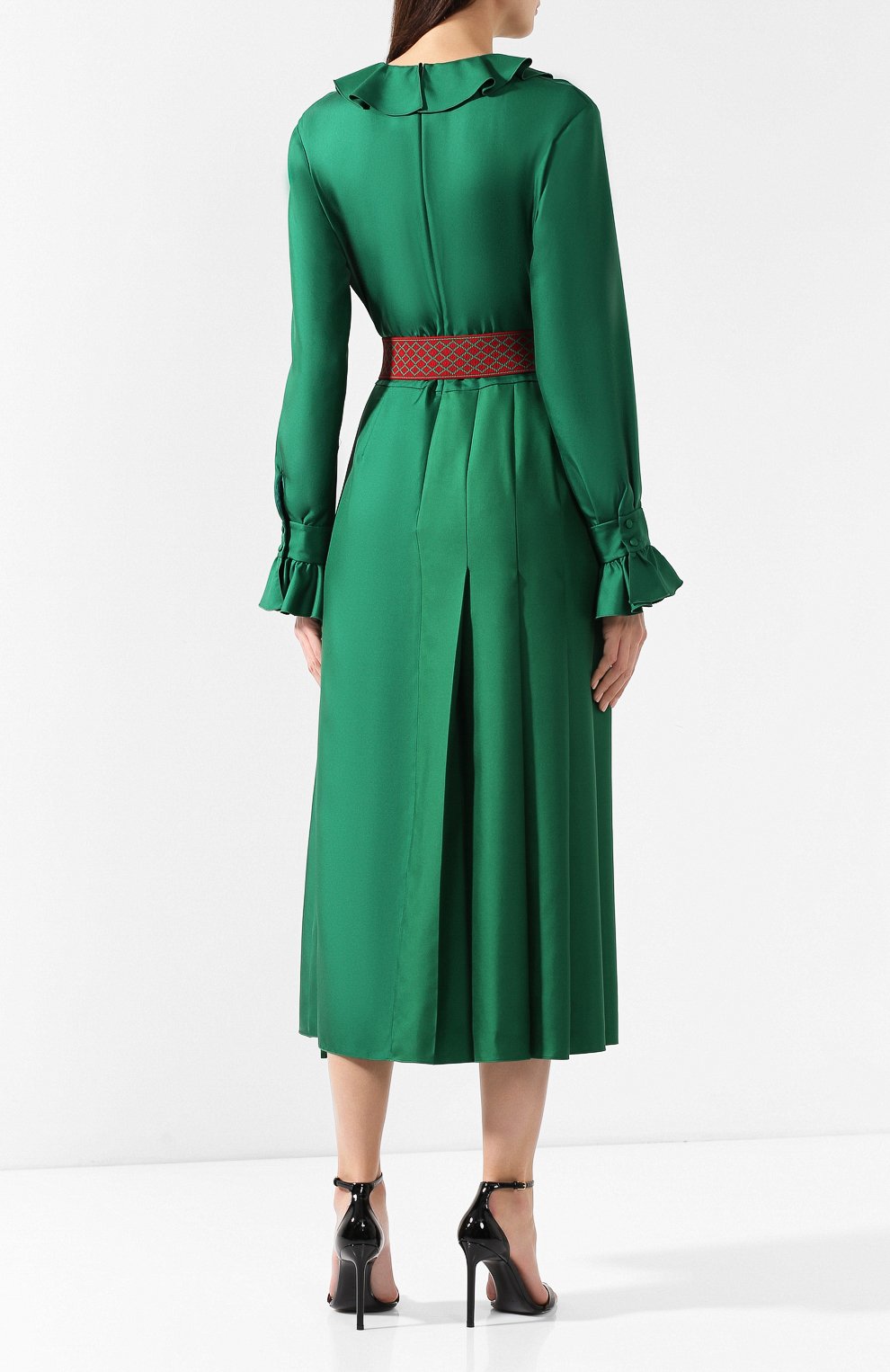 Шелковое платье GUCCI, арт. 545168/ZKS36, фото 4