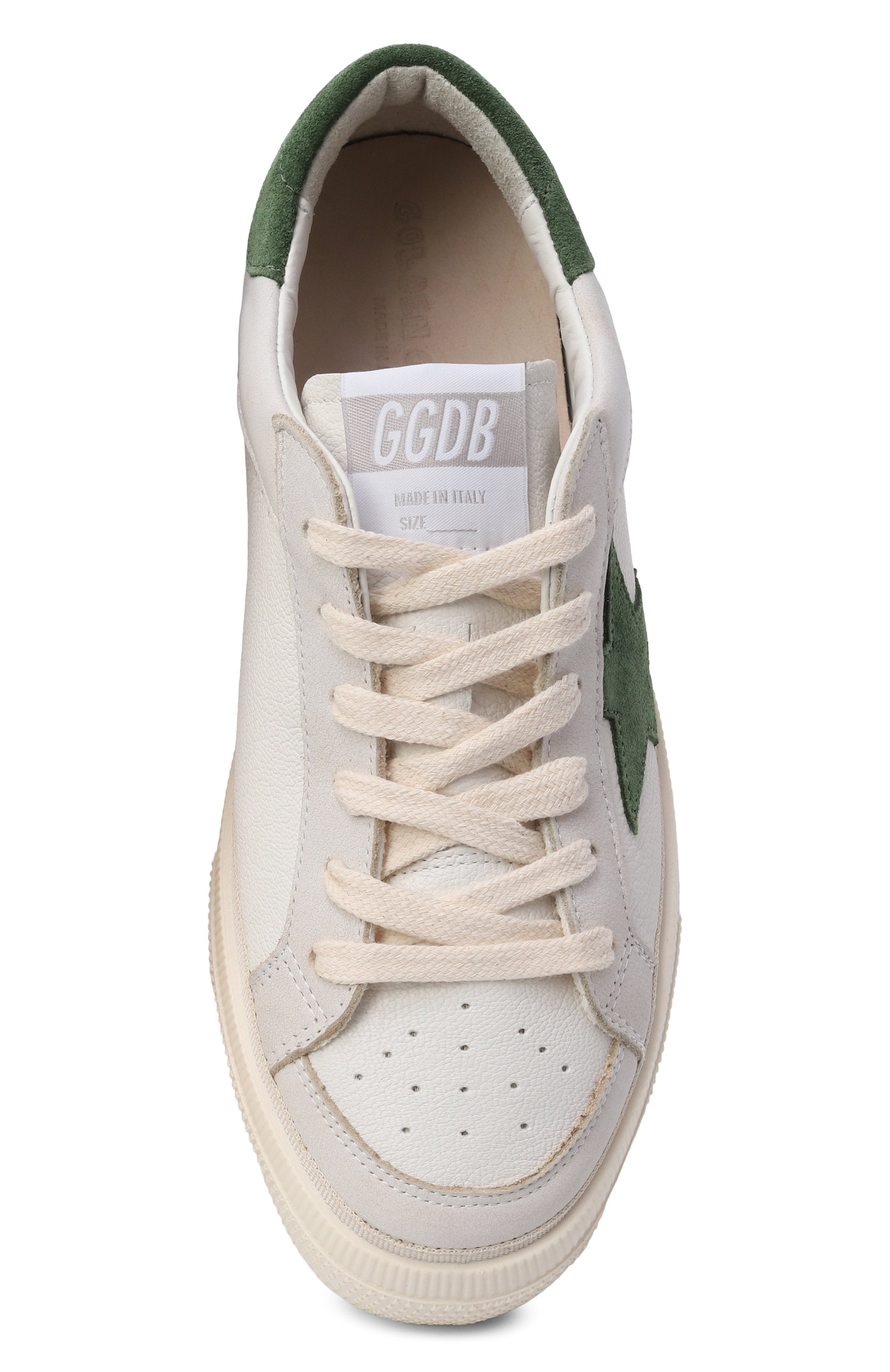 Кожаные кеды may GOLDEN GOOSE DELUXE BRAND, арт. GTF00495.F007441, фото 4
