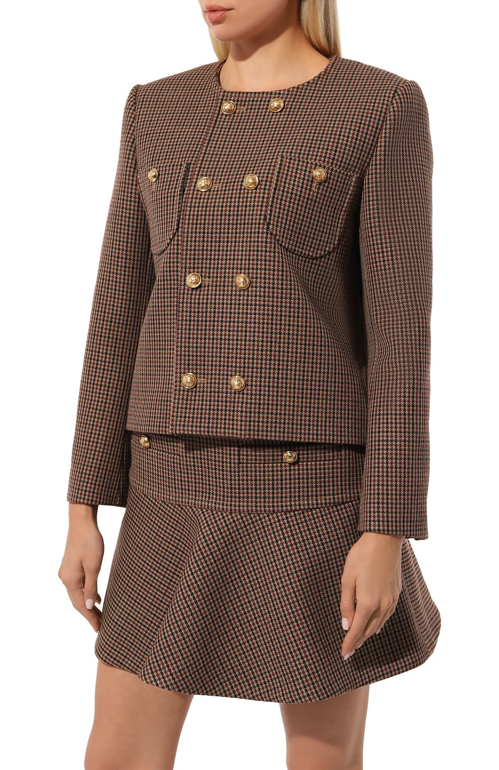 Жакет из шерсти и хлопка CELINE, арт. 2V77R/064V, фото 3