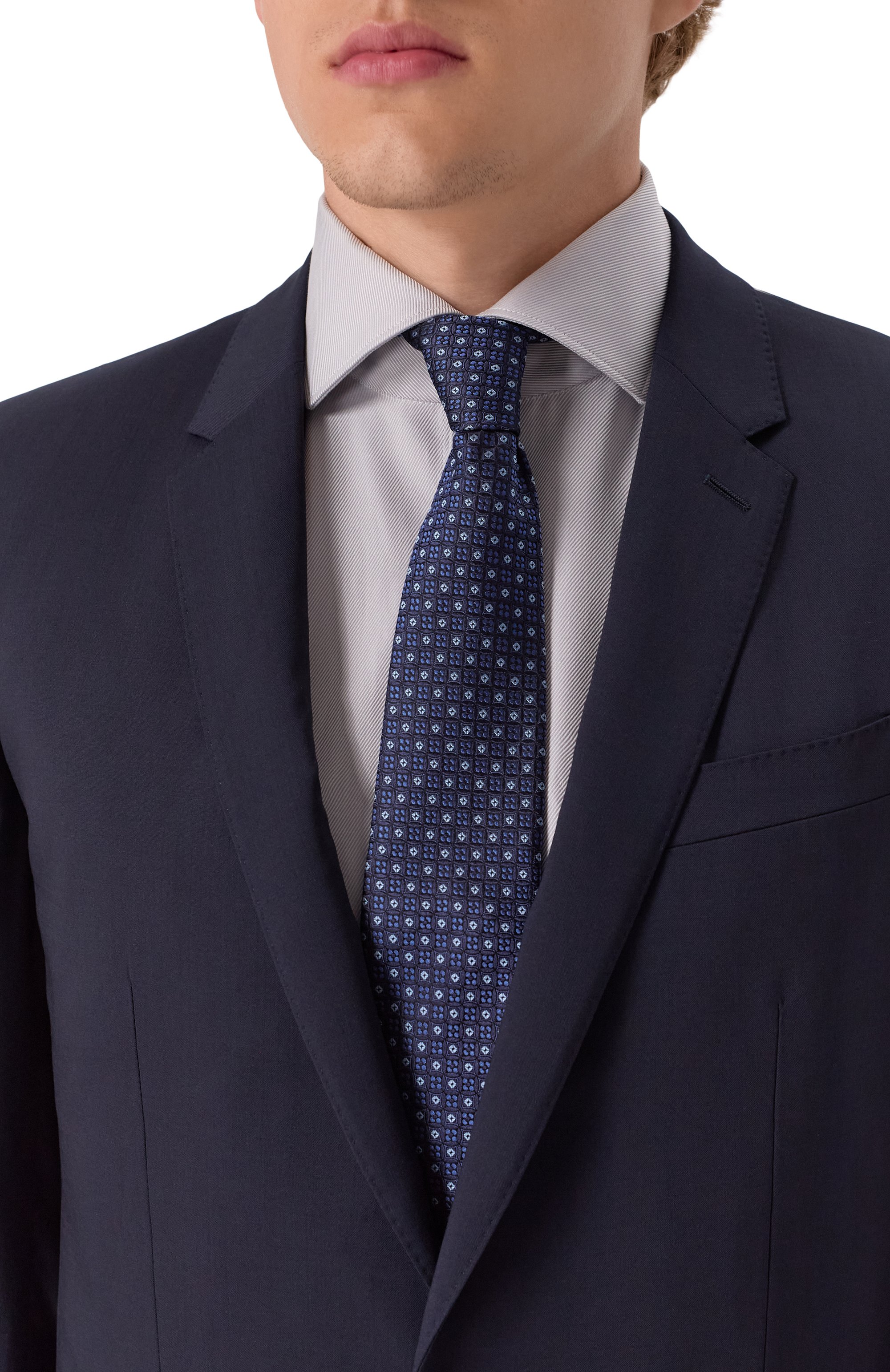 Шелковый галстук CANALI, арт. 18/HJ04338, фото 2