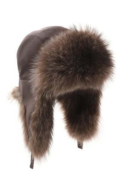Мужская меховая шапка-ушанка из енота VICTORIA KUSENKOVA, арт. 330908003159