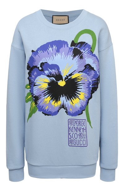 Женский хлопковый свитшот GUCCI, арт. 617964/XJDC9