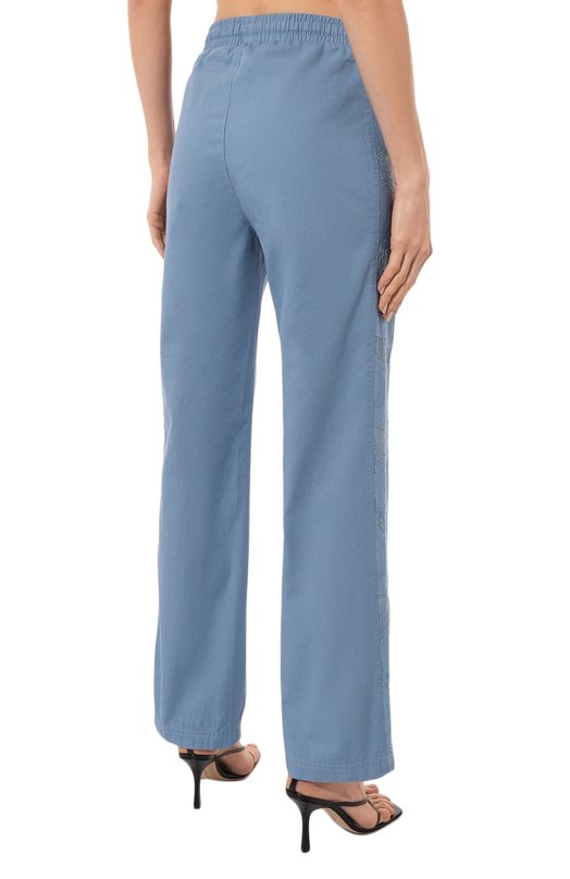 Хлопковые брюки Les Benjamins Голубой, фото 4