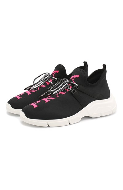 Текстильные кроссовки PRADA, арт. 1E344L-3V98-F0JNG-15, фото 1