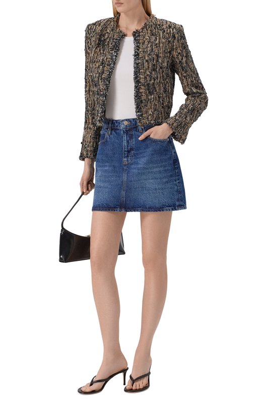 Джинсовая юбка The High Frame Denim 5010210/THE HIGH MINI Синий  5010210/THE HIGH MINI Фото 2