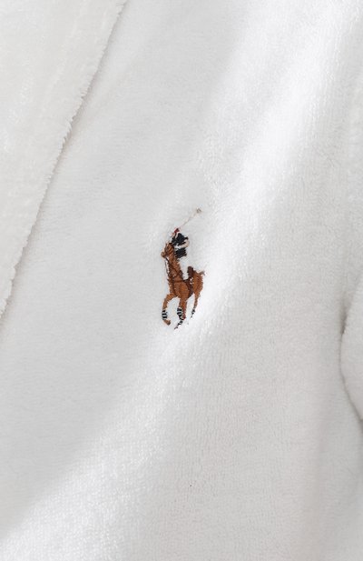 Хлопковый халат POLO RALPH LAUREN белого цвета по цене 16450 руб., арт. 714621695, фото 5 Хлопковый халат POLO RALPH LAUREN, арт. 714621695, фото 5
