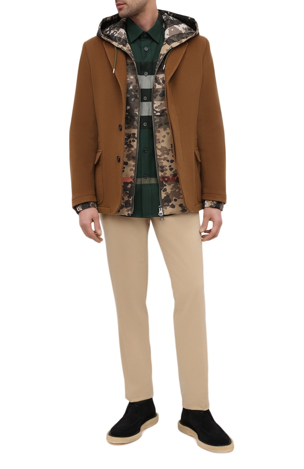 Хлопковая рубашка BURBERRY, арт. 8033818, фото 2