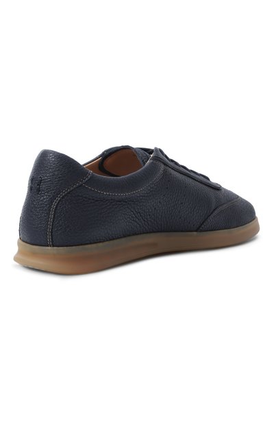 Кожаные кеды H`D`S`N BARACCO темно-синего цвета по цене 52700 руб., арт. CASPER.C.3*, фото 5 Кожаные кеды H`D`S`N BARACCO, арт. CASPER.C.3*, фото 5