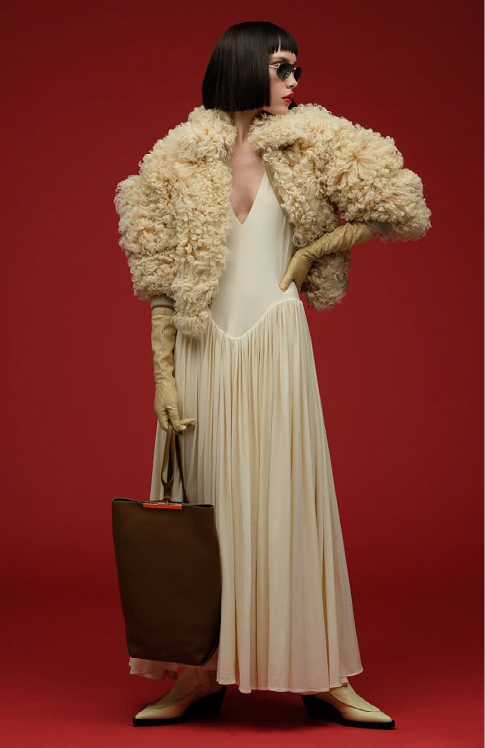 Шуба из овчины BOTTEGA VENETA, арт. 659337/V0G40, фото 6