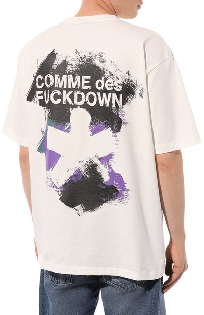 Хлопковая футболка COMME DES FUCKDOWN, арт. CDFU2667, фото 4