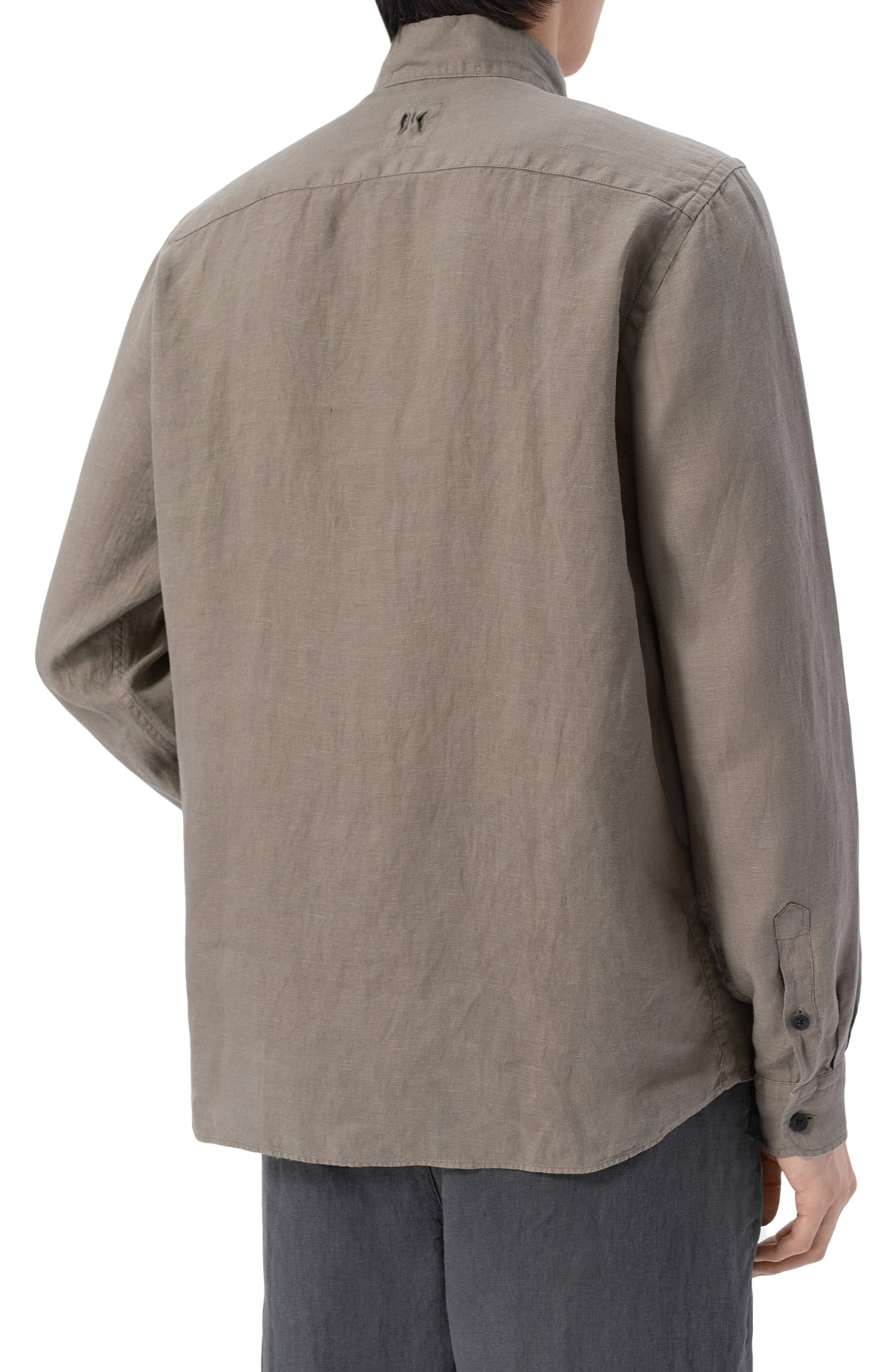 Льняная рубашка HANNES ROETHER, арт. MIL29SKE.608, фото 4