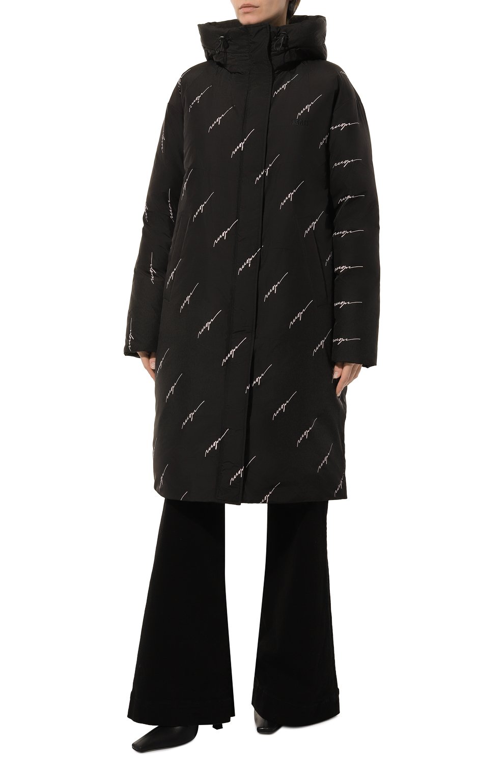 Пуховик MSGM черного цвета по цене 54150 руб., арт. 3741MDH13/237705, фото 3 Пуховик MSGM, арт. 3741MDH13/237705, фото 3