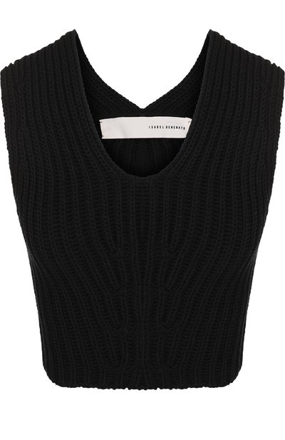 Кроп-топ из хлопка фактурной вязки ISABEL BENENATO, арт. WK14S18, фото 1