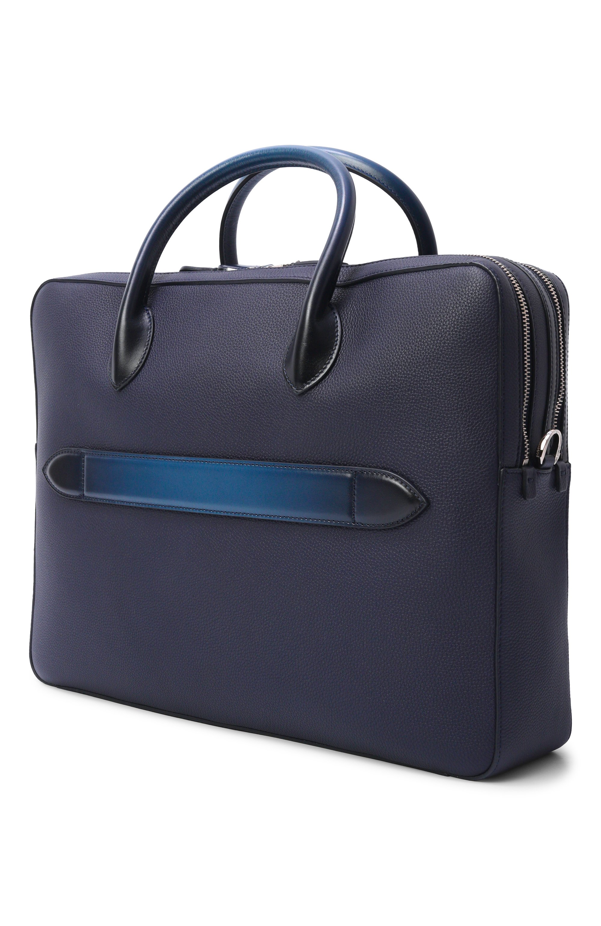 Портфель SANTONI темно-синего цвета по цене 265500 руб., арт. UIBGA2868BS-ACSU, фото 3 Портфель SANTONI, арт. UIBGA2868BS-ACSU, фото 3