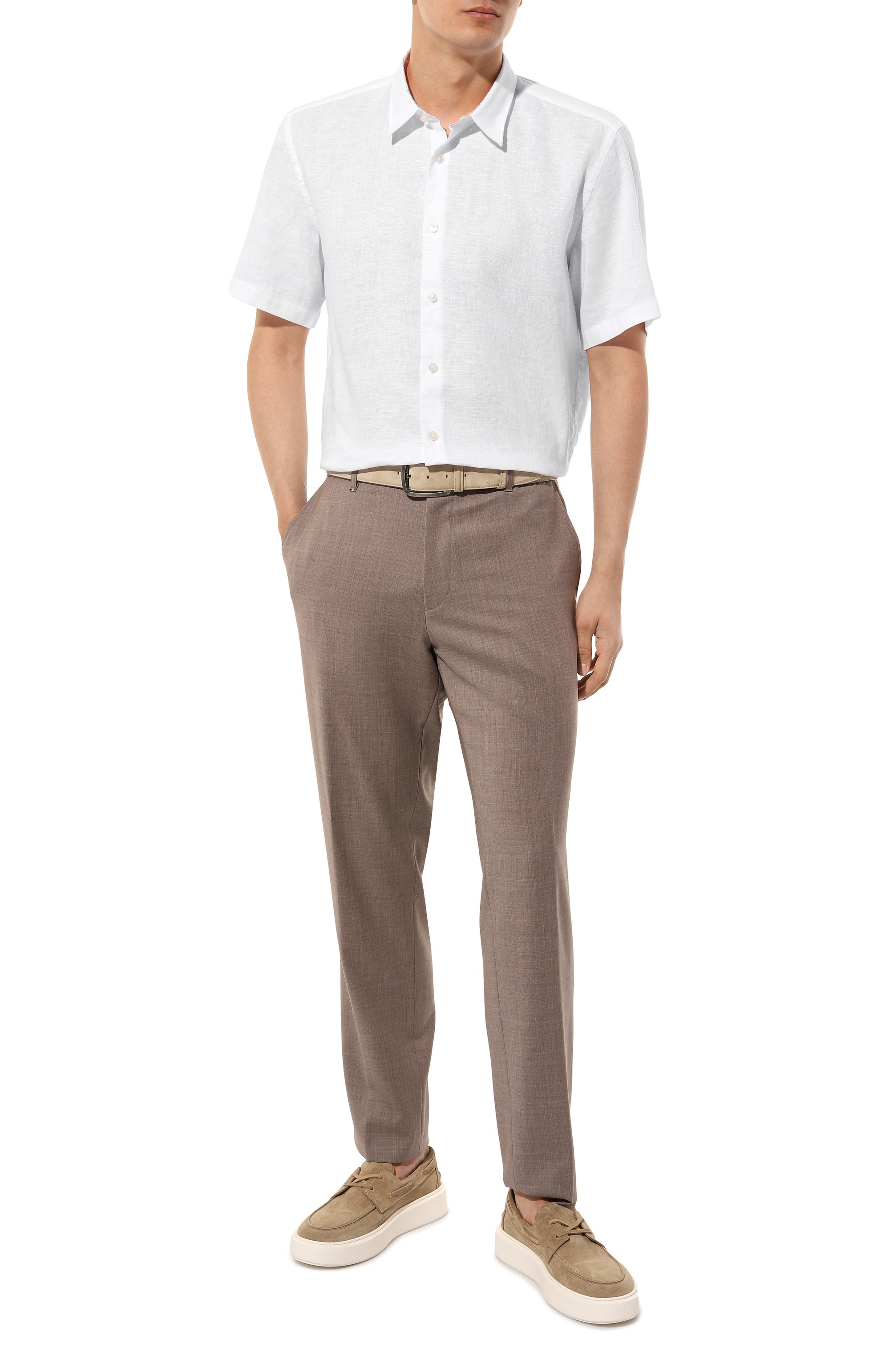 Льняная рубашка BOSS, арт. 50515156, фото 2