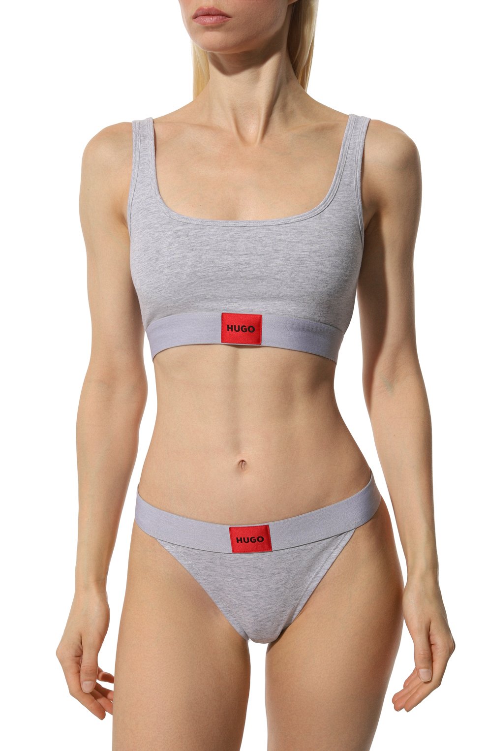 Хлопковый бра-топ HUGO, арт. 50469652, фото 2