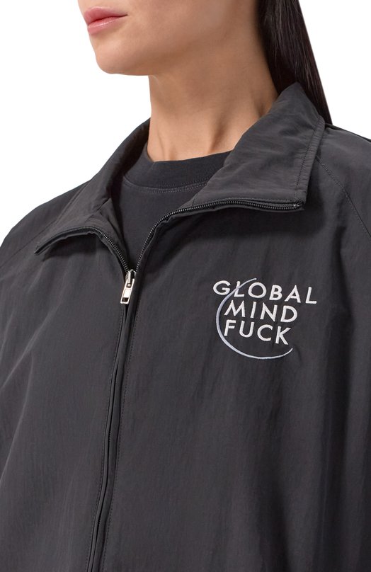 Ветровка VETEMENTS ME76GJ121B/26350 NYL0N Чёрный  ME76GJ121B/26350 NYL0N Фото 5