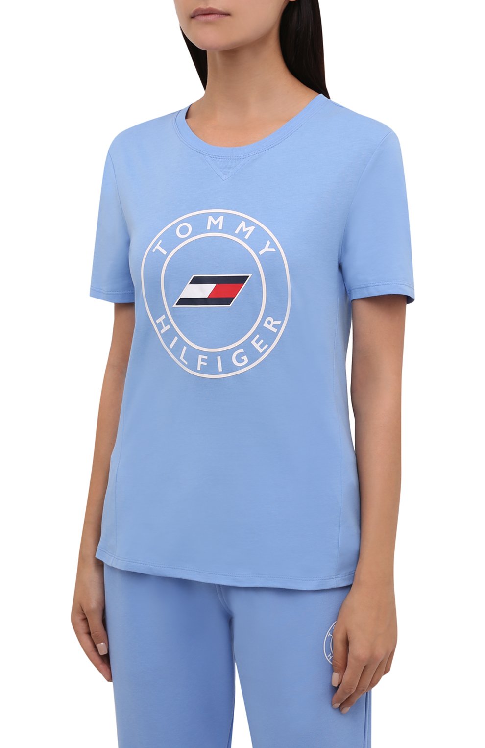 Хлопковая футболка TOMMY HILFIGER, арт. S10S101046, фото 3